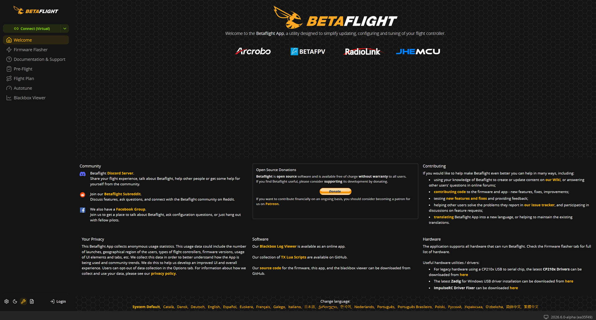 Betaflight App